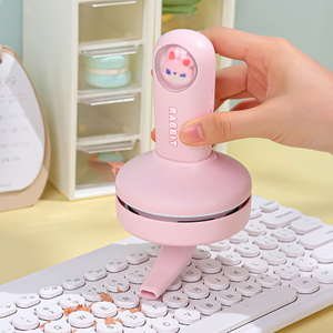Aspirador de escritorio artístico, segundo engranaje, succión, escritorio, mesa de coche, recargable por USB, Mini aspirador portátil de escritorio de estudio para niños - Product Image 1