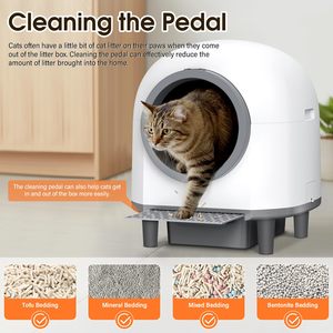批发自动猫砂盆自清洁智能宠物厕所 ≤ ≤35dB 低噪音 可立即发货 快速交货 B2B 供应商 - Product Image 1