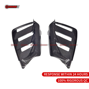 Piezas de Auto de Calidad Superior Estilo OEM, Rejilla de Ventilación Trasera de Fibra de Carbono Seca para Ferrari 488 - Product Image 6