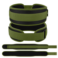 Ceinture de musculation réglable, légère, écologique et robuste MKAS pour entraînement, musculation, fitness, squats et soulevés de terre