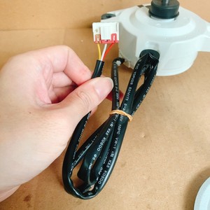 Motor de CC de 80 mm con montaje de brida, imán permanente, con escobillas, para electrodomésticos, aire acondicionado Gree, uso en exteriores - Product Image 1