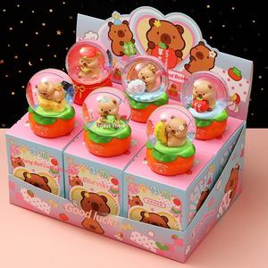 Nueva Bola de Cristal con Diseño de Cerdito y Oso de la Suerte, Adorno Brillante, Regalo Creativo <span class=keywords><strong>para</strong></span> Estudiantes, Pequeña Sorpresa <span class=keywords><strong>para</strong></span> Niños - Product Image 2