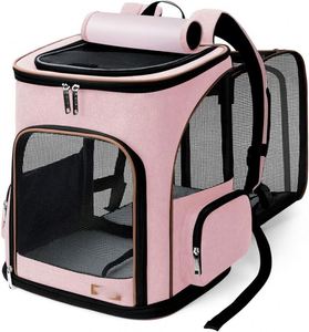Free sample Large <b>Cat</b> <b>Backpack</b> Carrier Expandable Pet Carrier <b>Backpack</b> for Small Dogs Medium <b>Cats</b> Fit Up to 18 Lbs - Product Image 3