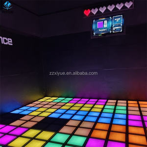 <span class=keywords><strong>Gioco</strong></span> di fuga da interni con piastrelle per pavimento a LED interattive 30x30cm che saltano il <span class=keywords><strong>gioco</strong></span> reticolo per la griglia di attivazione Multi-giocatore del parco divertimenti - Product Image 5