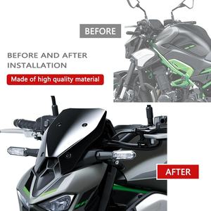 EMDEE Kawasaki Z900 2025 Nouveau Pare-brise ABS Avant, Déflecteur de Vent, Accessoires de Moto pour Rénovation/Mise à Niveau - Product Image 5