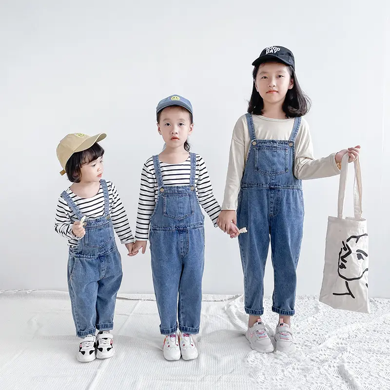 Baifei Baby Jeans Pants Onesie Kids Girls Leggings Toddler Rompers Outfit Baby Dungarees For Kids Boys And Girls Denim Jumpsuit