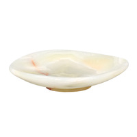 Plateau de luxe en marbre blanc naturel et vert jade pour salle de bain et cuisine, support décoratif en pierre pour bijoux, portable, avec logo personnalisé
