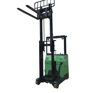 Chariot élévateur électrique d'occasion 1,5T 4x4, moteur japonais, garantie 2 ans, pneus tout-terrain antidérapants, usage entrepôt, prix abordable - Product Image 1