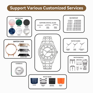 Reloj Mecánico Automático Personalizado con Esqueleto, Acero Inoxidable, Movimiento MIYOTA, Resistente al Agua 5 bar, Reloj Mecánico de Lujo para Hombre - Product Image 5