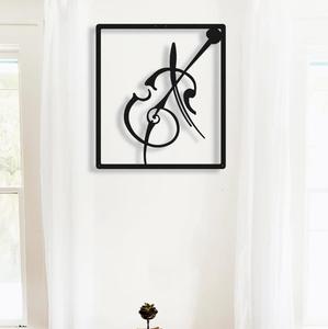 Musica violino Wall Sign Modern Housewarming Gift arazzi soggiorno Decor For Kids Metal Wall <span class=keywords><strong>Art</strong></span> - Product Image 2