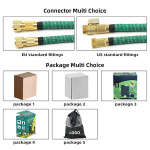 Manguera de Jardín Extensible de 50 Pies/100 Pies, Color Azul Menta, Manguera Mágica Flexible para Lavar y Limpiar - Product Image 6