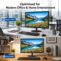 Moniteur LCD 19,5 pouces HD 1600x900, dalle TN, 75Hz, 5ms, VGA, écran d'ordinateur de bureau, OEM ODM