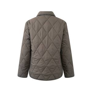 여성용 퀼팅 패딩 재킷 폴리에스터 단색 캐주얼 겨울 재킷 - Product Image 2