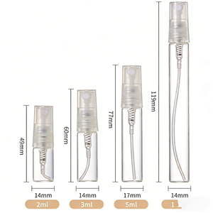 Hot Sale Travel Cosmetic Glass Sample Tubular Glass Bottle For Makeup Artists Portable Kit - Product Image 2