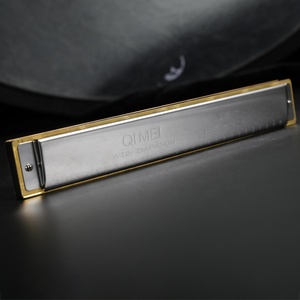 Harmonica diatonique polyphonique QiMEI en acier inoxydable à 28 trous, tonalité Do, instrument de musique pour débutant - Product Image 5