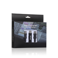 Câble MIDI USB noir L-YPX-12 pour clavier électronique et adaptateur de batterie - Plusieurs modèles disponibles - Vente directe usine