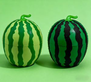 Jinlin Fashion New Design Watermelon Grinder Summer Modern Style 76MM 4Parts Zinc Alloy & Plastic <b>Rolling</b> Tray for Tobacco - Product Image 5