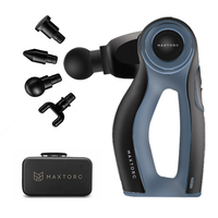 Masajeador pro Global patentado, portátil, terapia de calor pequeña, vibración, bolsillo muscular, mini pistola de masaje con funda y pantalla