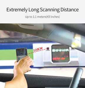 EP8200ER gamma di decodifica estremamente lunga Scanner di codici a barre <span class=keywords><strong>QR</strong></span> 2D per stazione di pedaggio Expressway, sistema di parcheggio