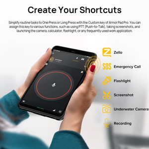 Ulefone Armor Pad Pro NFC 8GB 128GB Gồ Ghề Điện Thoại Ngoài Trời Không Thấm Nước Tablet PC 4G 3G 2G Dual Sim 7650MAh Android 14 Máy Tính - Product Image 6