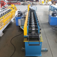 Máquina perfiladora de rollos para fabricar perfiles omega, perfiles de truss ligero, perfiles de sombrero de paja, perfiles de montante y guía, y listones de techo.