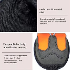 Botas Transpirables para Perros, Impermeables, Antideslizantes, Resistentes al Desgaste, con Correas Reflectantes - Product Image 5