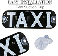 Taxi pare-brise cabine indicateur signe 12v diode électroluminescente signal lumineux avec prise USB vide Taxi signe décoration de voiture
