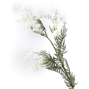 A-1885 Vente en gros de <span class=keywords><strong>fleurs</strong></span> artificielles en plastique de haute qualité, <span class=keywords><strong>fleurs</strong></span> d'acacia jaunes en vrac, <span class=keywords><strong>fleurs</strong></span> d'<span class=keywords><strong>albizia</strong></span> floquées pour la décoration de la maison et des mariages - Product Image 5