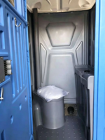 Toilettes écologiques portables durables en HDPE, préfabriquées, à installation rapide, pour extérieur, bureau, parc, appartement, école, hôpital, atelier