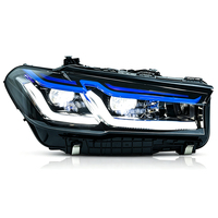 Nouveaux phares LED laser haut de gamme de style M5 pour Série 5 G30/G38 2018-2023 avec garniture bleue 12V