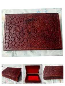 Excellent Quality Wooden Jewelry Organizer Box With Compact Design For Travel Storage Of <b>Rings</b> Earrings Necklace <b>Indian</b> Supplier - Product Image 3
