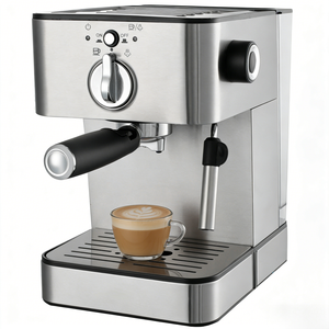 Cafetera Programable con Control NTC, Bomba de Alta Presión de 20 Bares, Acero Inoxidable, Recipiente de Agua Extraíble de 0.9L, <span class=keywords><strong>Espresso</strong></span> Semiautomático - Product Image 4