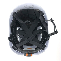 Casque de sécurité ANT5PPE EN12492 Type II Classe C en ABS avec grandes ouvertures de ventilation, rembourrage en mousse, réglage par cliquet