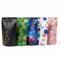 Sachets d'emballage Doypack personnalisés imprimés avec fermeture éclair refermable, effet métallisé doré mat, sacs en plastique Mylar à fermeture Zip Lock