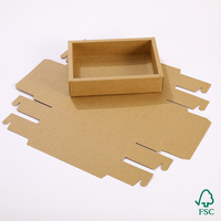 Boîte de rangement en papier kraft personnalisée Everwin, boîte à tiroir avec logo, emballage cadeau avec logo pour la vente au détail et les boutiques