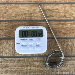 Thermomètre numérique pour viande Ta278 avec minuterie, sonde en acier inoxydable pour la cuisine et l'utilisation en laboratoire - Product Image 5