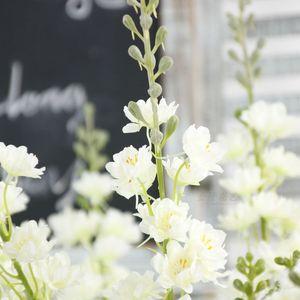 D-DE001 Suministros de Decoración para Bodas, <span class=keywords><strong>Delphinium</strong></span> Artificial con Tacto Real, <span class=keywords><strong>Delphinium</strong></span> Azul para Centros de Mesa y Decoración de Mesas de Boda - Product Image 4