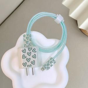 Capa de Carregador em Forma de Coração com Borboleta, Nova e Fofa, para iPhone 18W 20W, Organizador de Cabo de Dados, Capa de Plugue Rápido - Product Image 6