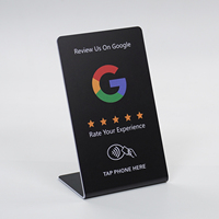Stok Tersedia Stand NFC PVC Kosong Putih Hitam Stand NFC Menu Stand NFC Review Stand NFC