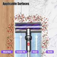 Aspirateur à main Accessoires pour tapis Aspirateur électrique Dysons V7/V8/V10 Tête de brosse à plancher