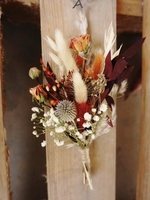 Roze Bloem Boeket Mini Gedroogde Bloemen Voor Bruiloft Decoratie Voor Knop Vaas Met Krans En Eucalyptus Katoen Type