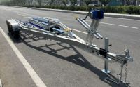 Remorque de bateau en aluminium de 9.2m Remorque de bateau à trois essieux avec VIN