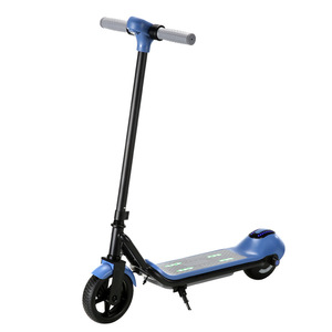 Patinete Infantil Plegable de Dos Ruedas con Luces, de Hierro, con Velocidad de 14 km/h, Patinete Infantil Plegable con Luces - Product Image 1