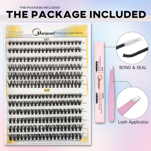 Extensiones <span class=keywords><strong>de</strong></span> <span class=keywords><strong>Pestañas</strong></span> MANJESEN, Cónicas y Graduadas, <span class=keywords><strong>de</strong></span> Pelo Sintético Hecho a Mano, Mega Volumen 10D-20D, Autoadhesivas, Invisibles, Finas, Multipack - Product Image 4
