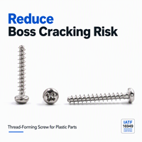 Long Shank Screw Multi-Lobe Recess 12mm 16mm 20mm 25mm 30mm 35mm for Electronic Enclosures