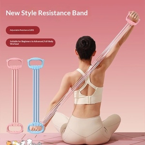 Bande de résistance réglable en forme de 8 CHOOYOU pour exercices du dos, ouverture des épaules, usage domestique, étirement du dos, fitness, yoga - Product Image 3