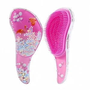 Cepillo Desenredante Diario con Cerdas Suaves y Logotipo Personalizado, Desenreda Suavemente los Nudos para Adultos y Niños, Peine Ovalado para el Cabello - Product Image 4