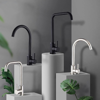 Robinet de cuisine en acier inoxydable 304 de qualité supérieure, mitigeur chaud/froid à poignée unique, rotation à 360° °   Robinet pivotant certifié CE OEM