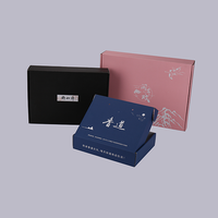 Boîtes postales en carton de couleur avec logo personnalisé Emballage postal Boîtes en carton ondulé pliantes pour expédition de vêtements