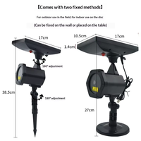 Projecteur laser solaire LED extérieur Stellight, moderne, IP65, étanche, pour pelouse et jardin, rouge/vert, portable, installation facile, Noël